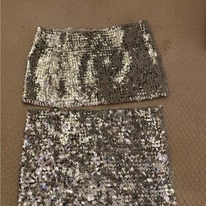 Sequin Silver Set
